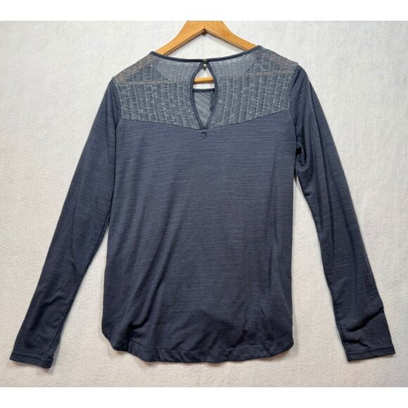 Kuhl Tunic Top 8425 Dusty Blue Long Sleeve Shirt Keyhole Back Women's Medium M - Picture 2 of 10